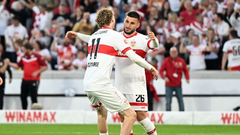 Щутгарт разпердушини десетима от Аугсбург