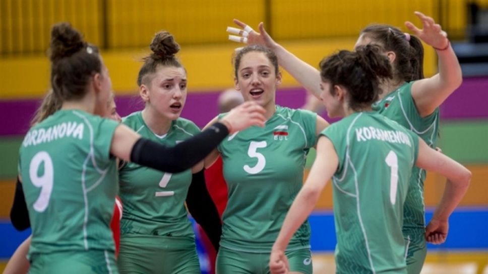 Преодолими опоненти за девойките на България U19 за Евроволей 2018