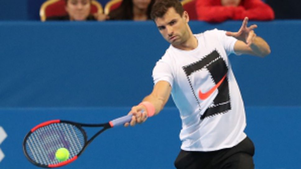 Григор Димитров с тренировка в "Арена Армеец"