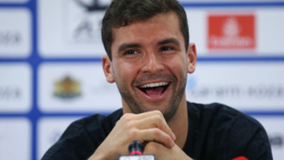 Пресконференция на Григор Димитров след победата му над Йежи Янович