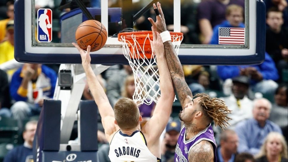 Сабонис наказа и Сакраменто (видео)