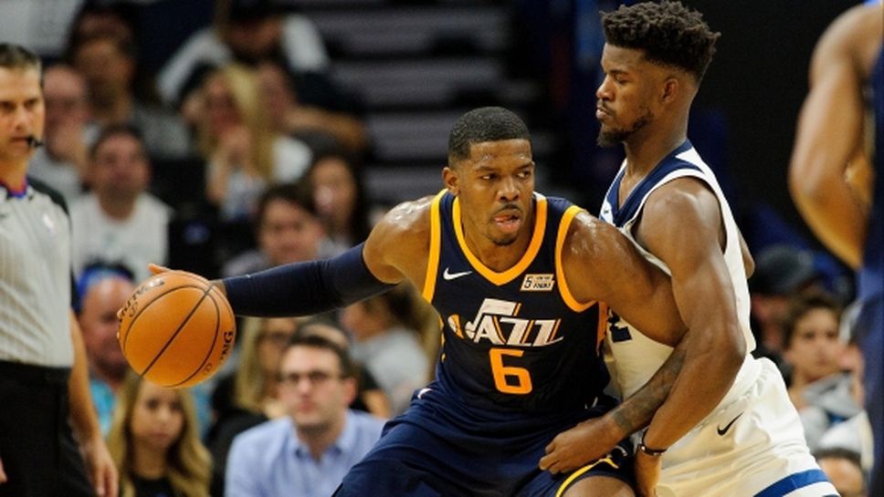 Юта без Джонсън за половин месец