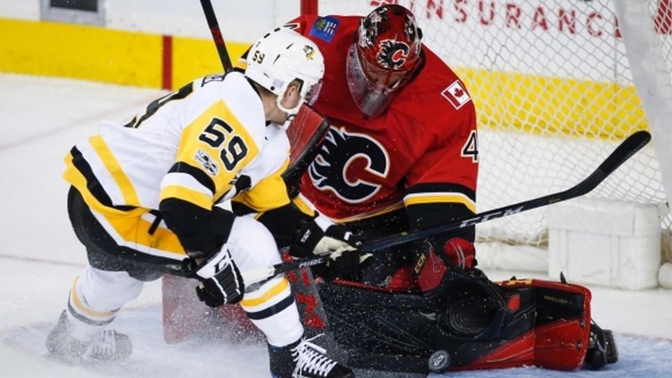 Калгари спря Питсбърг за първото място след продължение