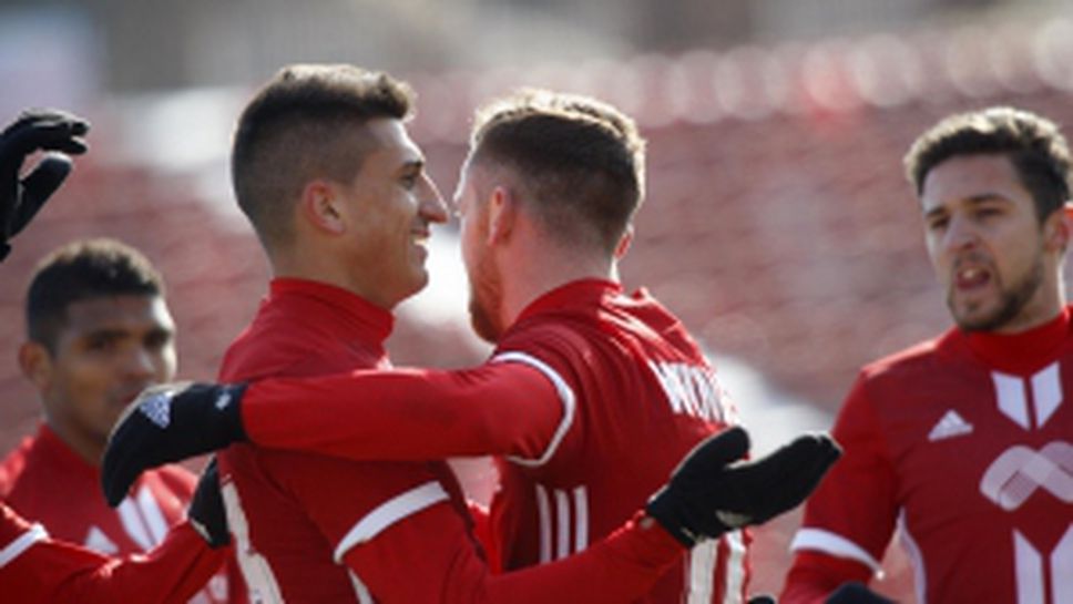 ЦСКА-София разгроми македонския Шкендия с 8:1