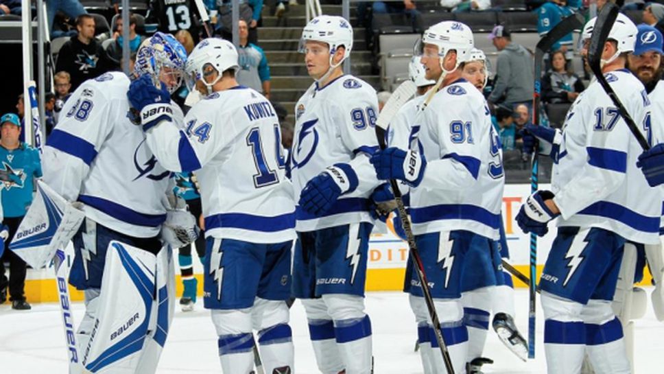 Tампа Бей сложи край на победната серия на Сан Хосе