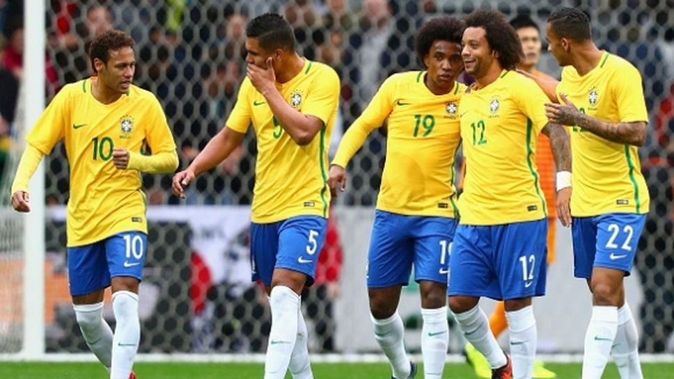 Бразилия загря за Англия с три гола срещу Япония, Неймар отново в центъра на събитията (видео)