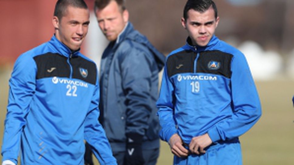 Последна тренировка на Левски преди гостуването в Благоевград