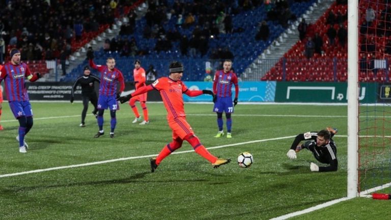 Миланов влезе и излезе при победа на ЦСКА в студа на "Ленин" (видео)
