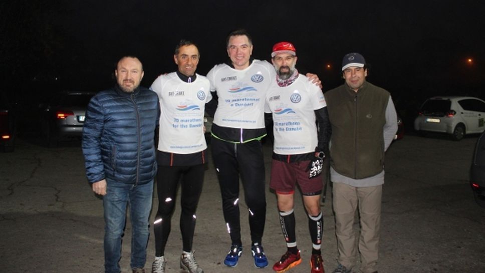 Унгарският ултрамаратонец Пал Хидвеги-Ющьош пристигна в Русе