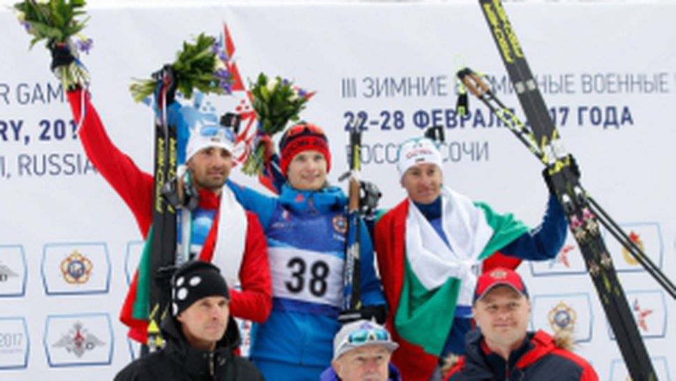 Сребро за Влади Илиев, бронз за Краси Анев на Военните игри в Сочи