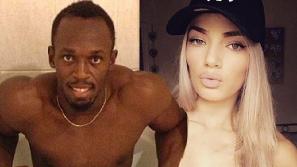 Болт дивее с барманка и приятелката й в Австралия