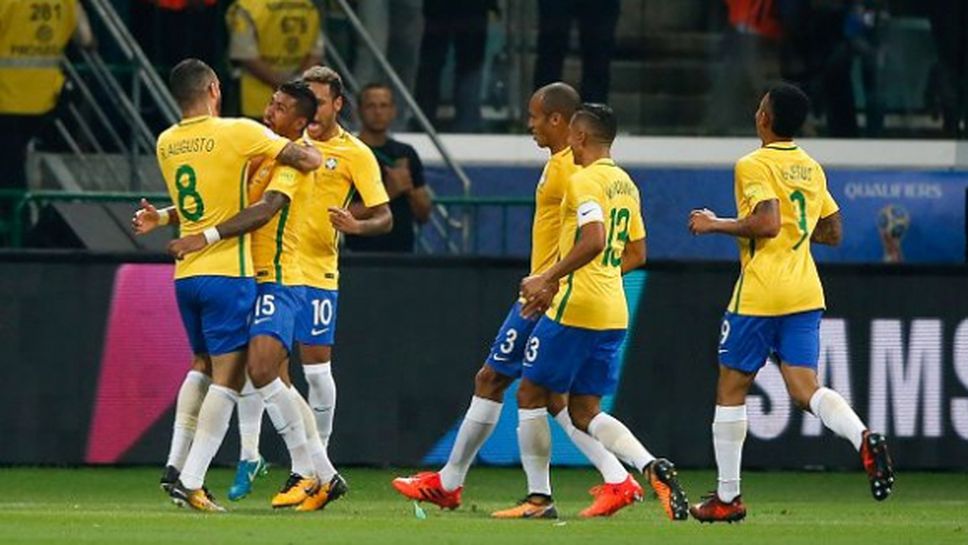 Бразилците ще играят два мача в Англия преди Мондиал 2018