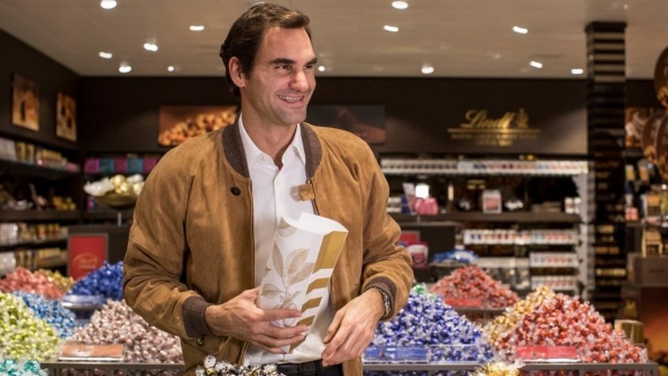 Федерер стана лице на шоколадова компания
