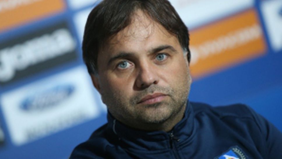 Николай Митов с пресконференция преди двубоя с Берое