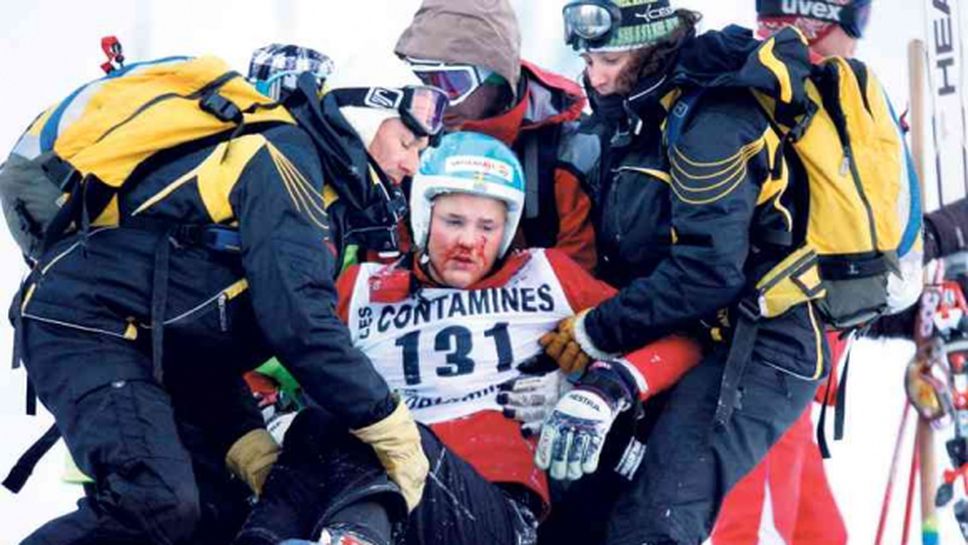 Шведската състезателка по ски крос Ана Холмлунд направи първите си стъпки