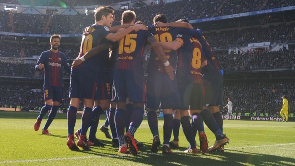Барселона е клубът с най-много реално използвани национали