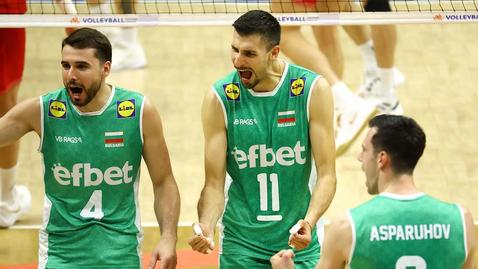 България с първа победа във VNL след успех над Иран