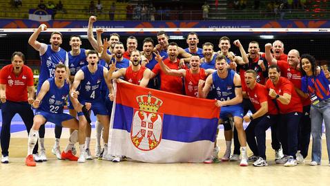 Сърбия се справи с Аржентина за първа победа във VNL