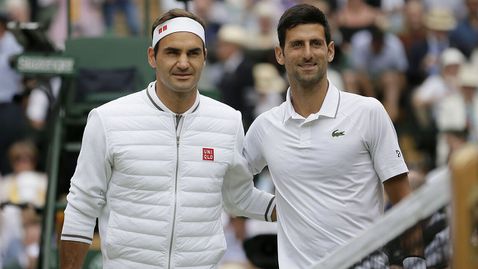 Федерер поздрави Джокович за 20-ата