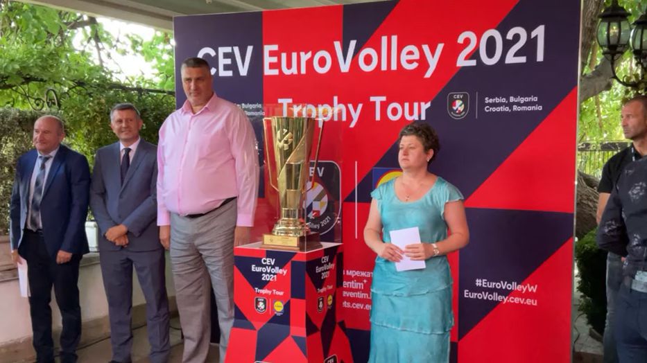 Пловдив посрещна златната купа на Европейското по волейбол 🏆