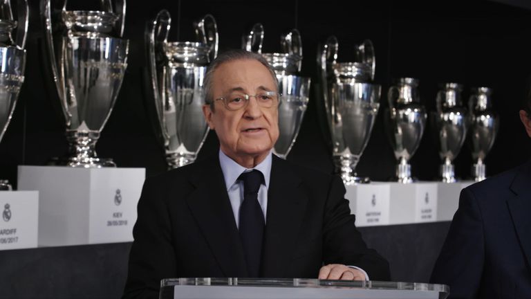 Президентът на Реал Мадрид Флорентино Перес остана изключително доволен от