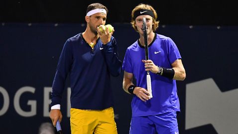  Григор и Рубльов не престават да впечатляват на двойки в 