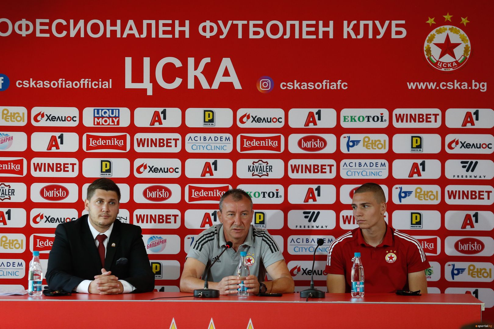 Стамен Белчев и Валентин Антов говорят преди домакинството на Сиренс от Лига Европа