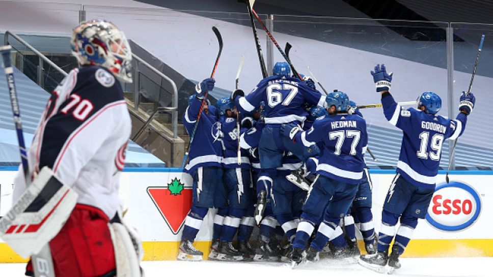 Тампа Бей и Кълъмбъс изиграха четвъртия най-дълъг мач в историята на НХЛ