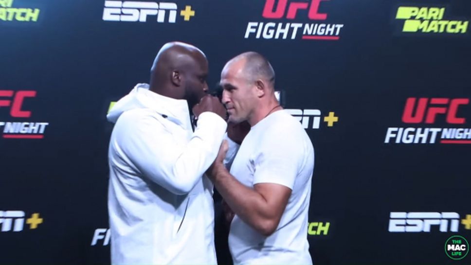 Бойците от UFC Vegas 6 лице в лице преди битките (видео)