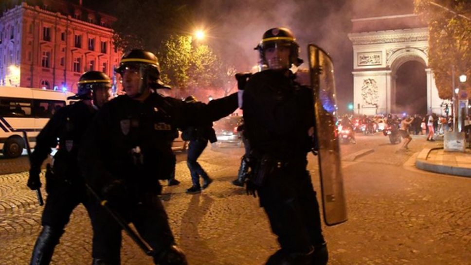 Безредици в Париж след триумфа на ПСЖ