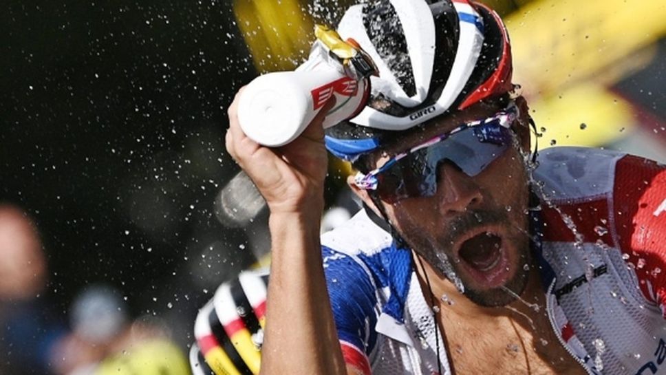 Контузиите на Тибо Пино на "Тур дьо Франс" не спират