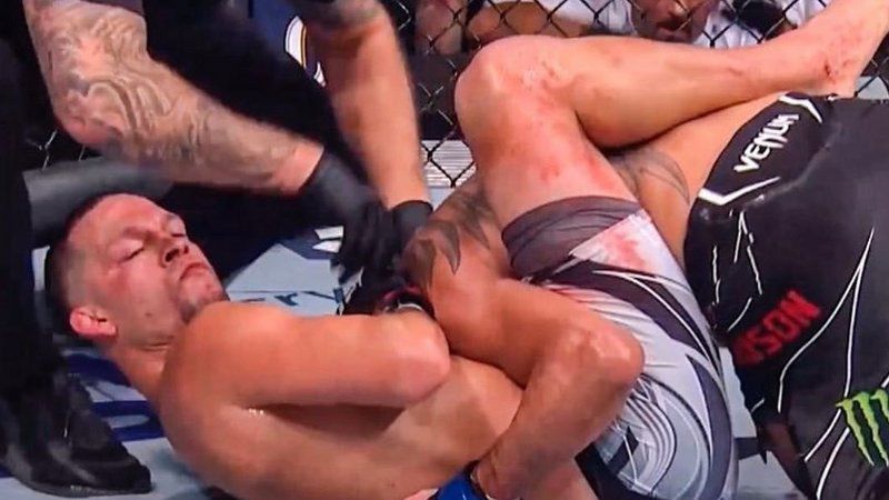 Нейт Диас гилотинира Тони Фъргюсън и го засили към изхода на UFC