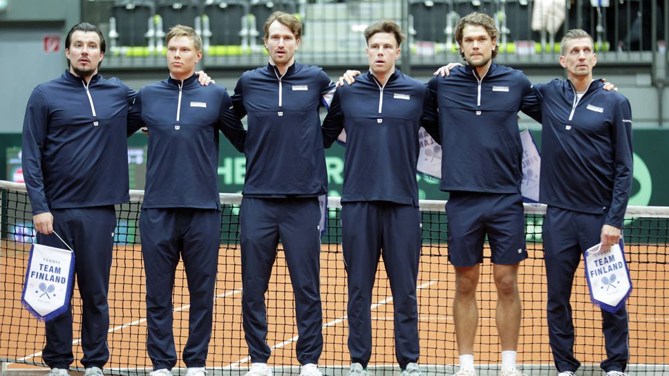 Капитанът на Финландия за Купа Дейвис Ярко Ниеминен е