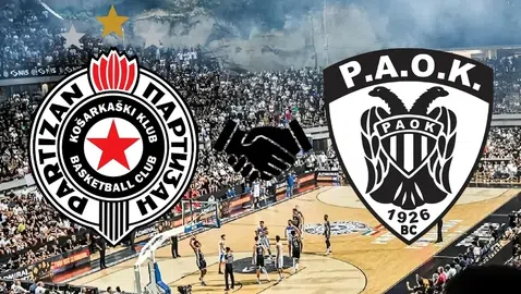 Гръмотевични бури в Белград объркаха плановете на Партизан и ПАОК