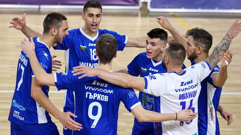 Левски с 5-а поредна победа! "Сините" поведоха в efbet Супер Волей след успех над Марек
