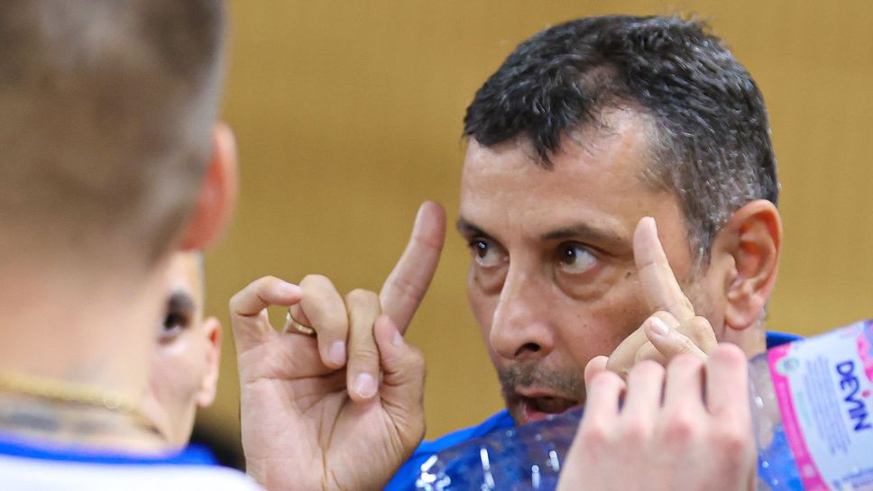 Николай Желязков: Ще се опитаме да затрудни максимално ЦСКА и да покажем добър волейбол