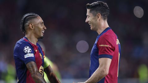  Рафиня и Левандовски в конкуренция за голмайсторския приз в Шампионската лига 