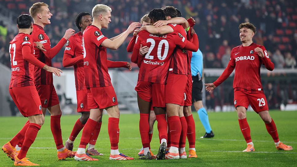 Фрайбург се възползва от численото си предимство в съседския сблъсък с РБ Залцбург