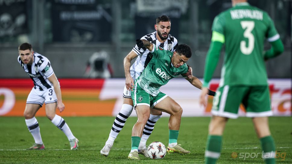 Лудогорец 0:0 ПАОК, Десподов е титуляр