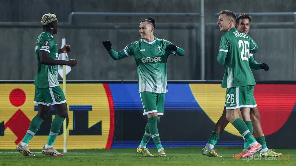 Халфът Петър Станич който отбеляза шестия си гол в основната