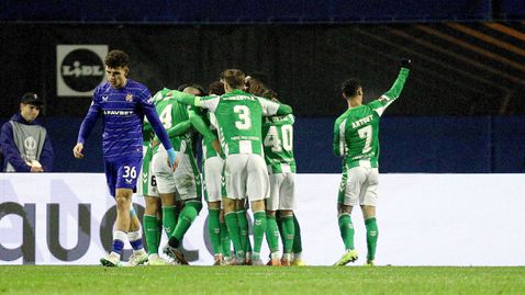 Бетис посече надеждите на Динамо (Загреб) за седем минути