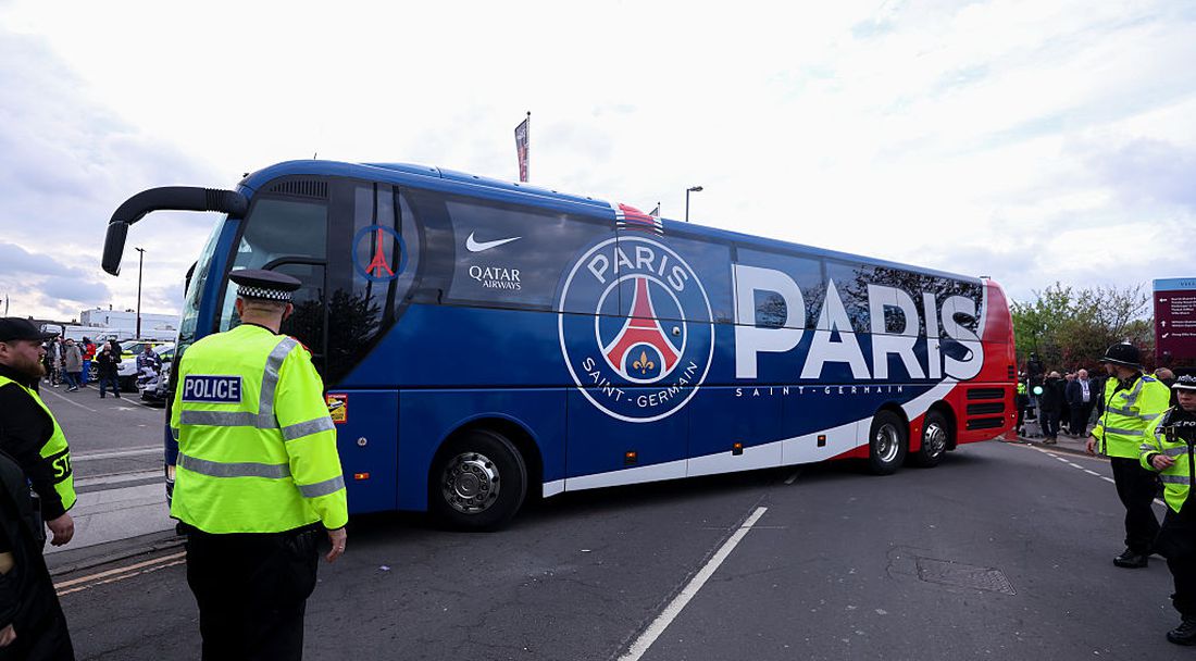 В Билбао атакуваха с камъни автобуса на ПСЖ