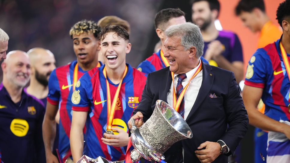 Президентът на Барселона Жоан Лапорта коментира призива на Килиан Мбапе