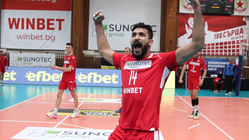 ЦСКА измъкна "вечното" дерби с Левски след петгеймова драма