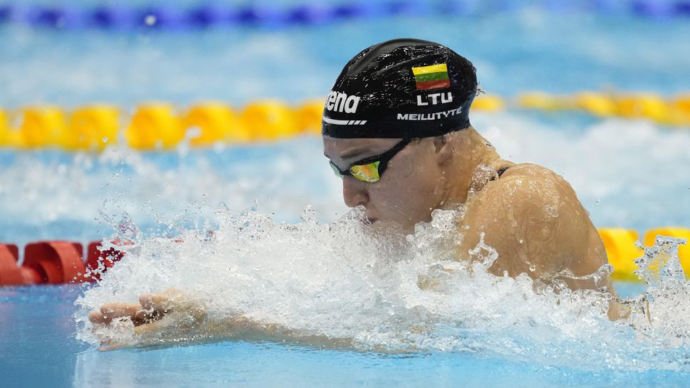 Защитаващaта титлата си Рута Мейлутите отпадна в сериите на 100 метра бруст