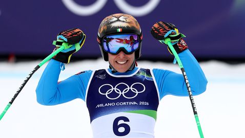 Бриньоне триумфира с мечтаното злато по-малко от година след тройната фрактура на крака