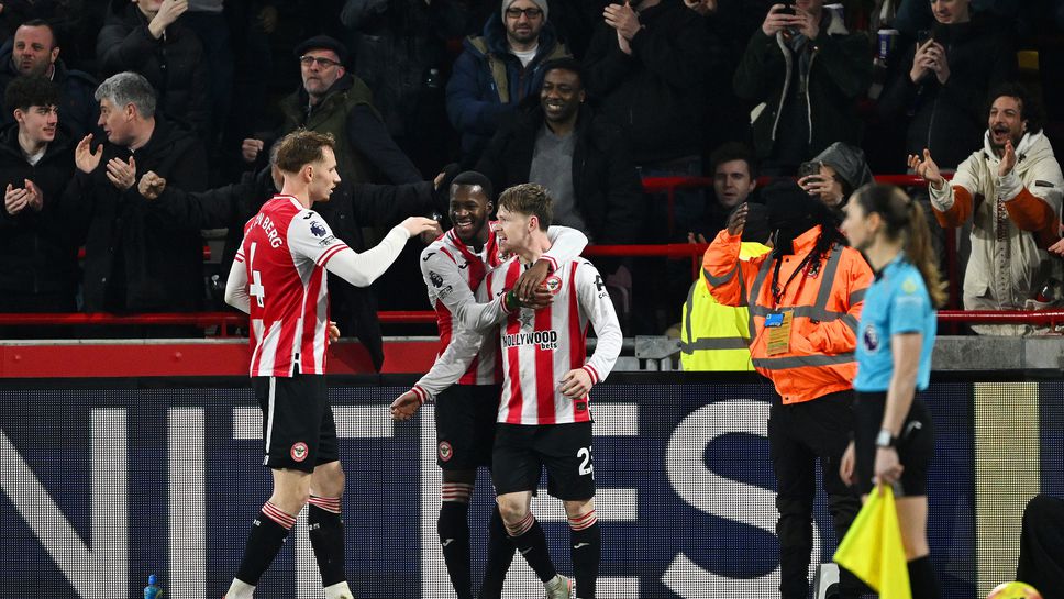 Брентфорд 1:1 Арсенал, домакините изравниха