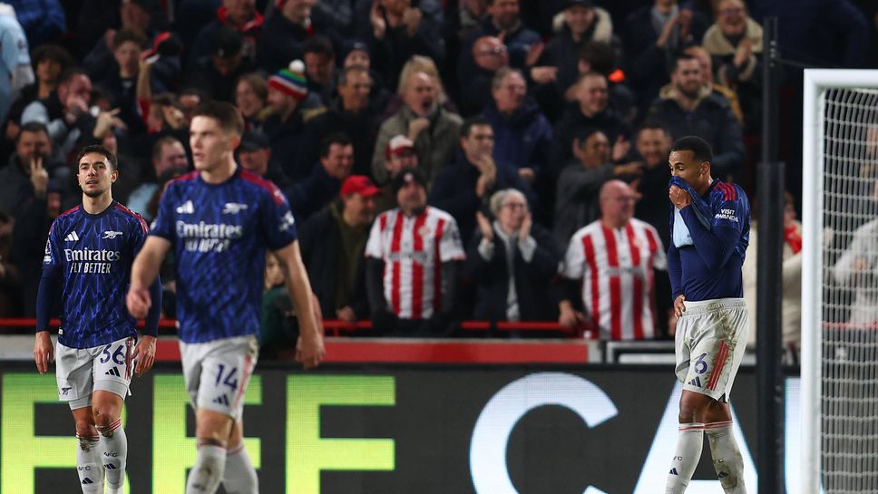 Брентфорд 1:1 Арсенал, 5 минути добавено време