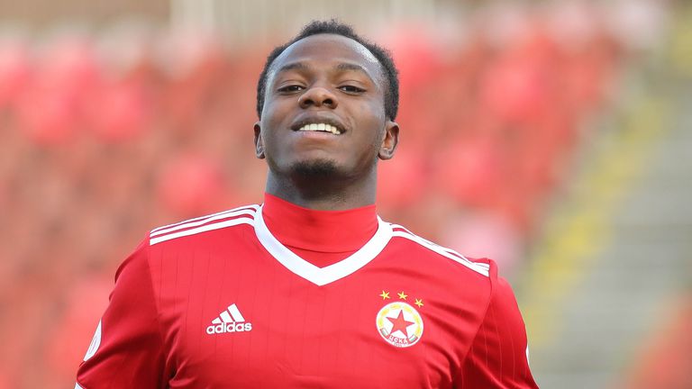 Младият нападател на ЦСКА София Бисмарк Чарлс е контузен