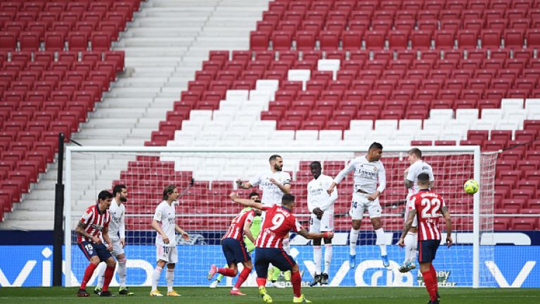Бензема спаси Реал Мадрид с късен гол срещу Атлетико